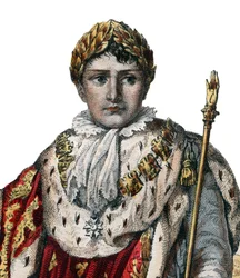 Portrait of Napoleon I, Emperor of the French, in imperial vestments